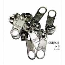 CURSOR ZIPER NYLON GROSSO PT/100UN - Armarinho Beira Rio Ltda