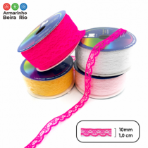 RENDA NYLON 002 C/50MTS - Armarinho Beira Rio Ltda