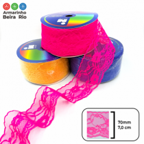 RENDA NYLON 070 C/50MT - Armarinho Beira Rio Ltda
