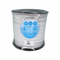 ELASTICO POLIESTER 07 100 MT - Armarinho Beira Rio Ltda