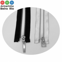 ZIPER DEST ALUMINIO 75CM PT10 - Armarinho Beira Rio Ltda