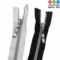 ZIPER ALUMINIZADO PRATA FIXO 10CM PT10 - Armarinho Beira Rio Ltda