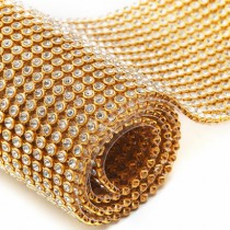 MANTA STRASS 0,45 X 1,20MTS OURO-PRTA - Armarinho Beira Rio Ltda