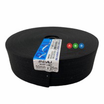 ELASTICO PRETO POLIESTER 50 RL25MTS - Armarinho Beira Rio Ltda