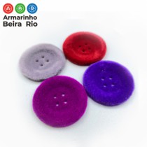 BOTAO 6057/54 AVELUDADO- PT 4 DZ - Armarinho Beira Rio Ltda