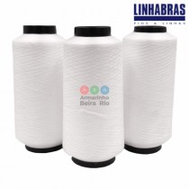 FIO OVERLOK LINHABRAS 100GRM BRANCO - Armarinho Beira Rio Ltda