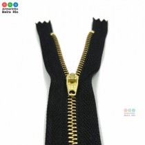ZIPER METAL PT 100 UN 15CM PRETO - Armarinho Beira Rio Ltda
