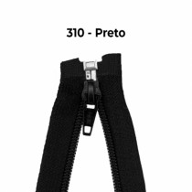 KIT 100 UN ZIPER DEST NYLON 80CM PRETO - Armarinho Beira Rio Ltda