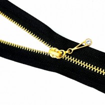 ZIPER DEST METAL DOURADO 40CM C/10 - Armarinho Beira Rio Ltda
