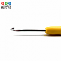 AGULHA CROCHE EMBORRACHADA BARBANTE 3,5MM - Armarinho Beira Rio Ltda