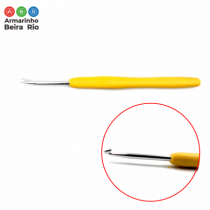 AGULHA CROCHE EMBORRACHADA BARBANTE 3,5MM - Armarinho Beira Rio Ltda