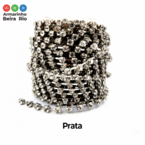 CORRENTE DE STRASS SS16 10 MTS OURO/PRATA - Armarinho Beira Rio Ltda
