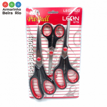TESOURA KIT 3 UN PITBUL TAM: 5,5 - 6,5 - 9,5 - Armarinho Beira Rio Ltda